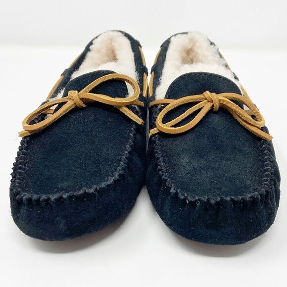 UGG | Dakota Slipper Black Suede Women's 6 - Picture 2 of 10